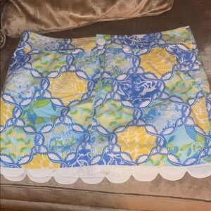 Lily Pulitzer “monkeying around” skort size 12